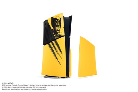 Façades de console PlayStation 5 - Marvel's Wolverine Battle Yellow