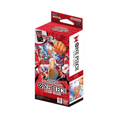 Deck de démarrage One Piece Jeu de cartes — ST-31 Red — Monkey D. Luffy