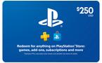 Carte cadeau PlayStation Store 250,00 €