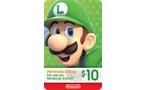 Carte cadeau Nintendo eShop $10