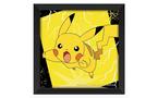 Pokemon Pikachu Action Jump Bolts 15 cm x 15 cm Framed Lenticular Wall Art