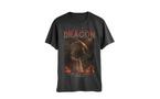 T-shirt Hod Fire and Blood unisexe Black Short Sleeve