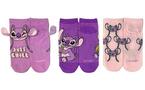 Chaussettes Disney Lilo and Stitch Angel Polyester avec 3D Ears Pack de 3