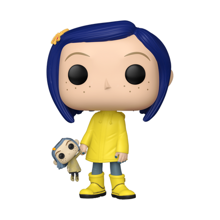 Funko POP! Movies: Coraline - Coraline avec Doll 10 cm vinyle Figurine