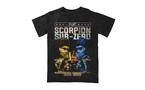 Mortal Kombat Scorpion vs Sub-Zero Mineral Wash Graphic Unisex T-Shirt Exclusivité Game House